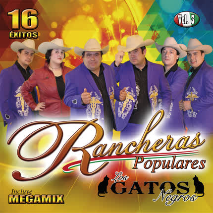 Carátula Rancheras Populares 16 Éxitos <br/>(Vol. 3) 