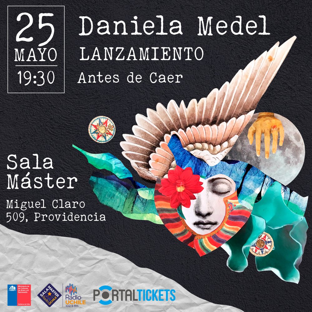 Flyer DANIELA MEDEL, LANZAMIENTO DISCO 